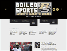Tablet Screenshot of boiledsports.com